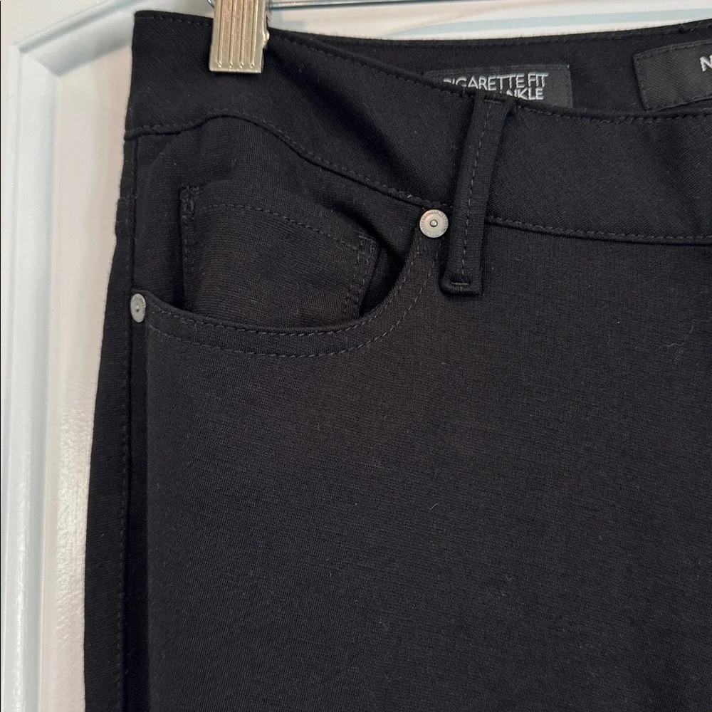 Nine West Black Cigarette Fit Skinny Ankle Jeggings Size 10